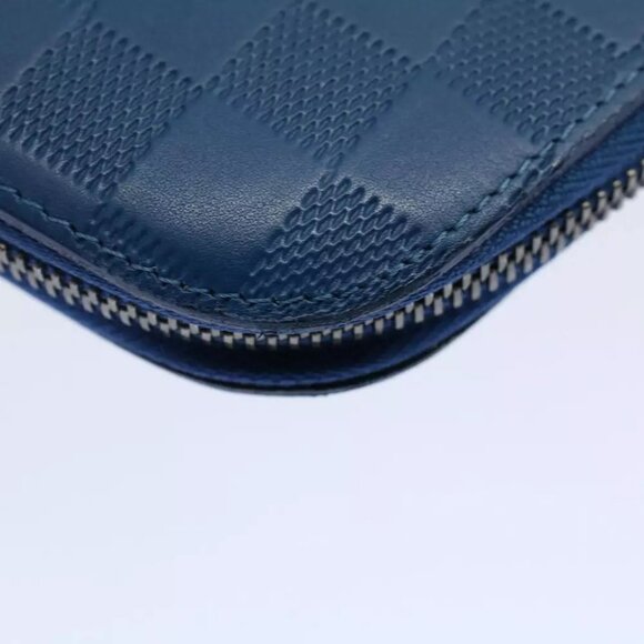 LOUIS VUITTON Damier Infini Organizer Atholl Clutch Bag Blue N41396 Auth ki3459 - Picture 16 of 16